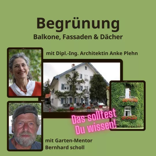 Begrünung mit Dipl.Ing. Architektin Anke Plehn Begrünung mit Dipl.Ing. Architektin Anke Plehn